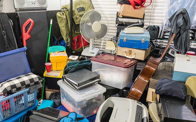 house clutter skip bin